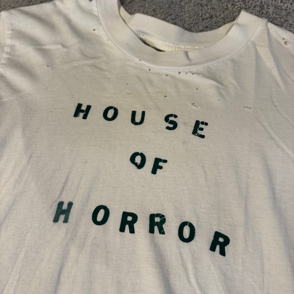 Rare One-Off Distressed Local Boogeyman "House of Horror" Tee Mens Medium - Picture 1 of 4